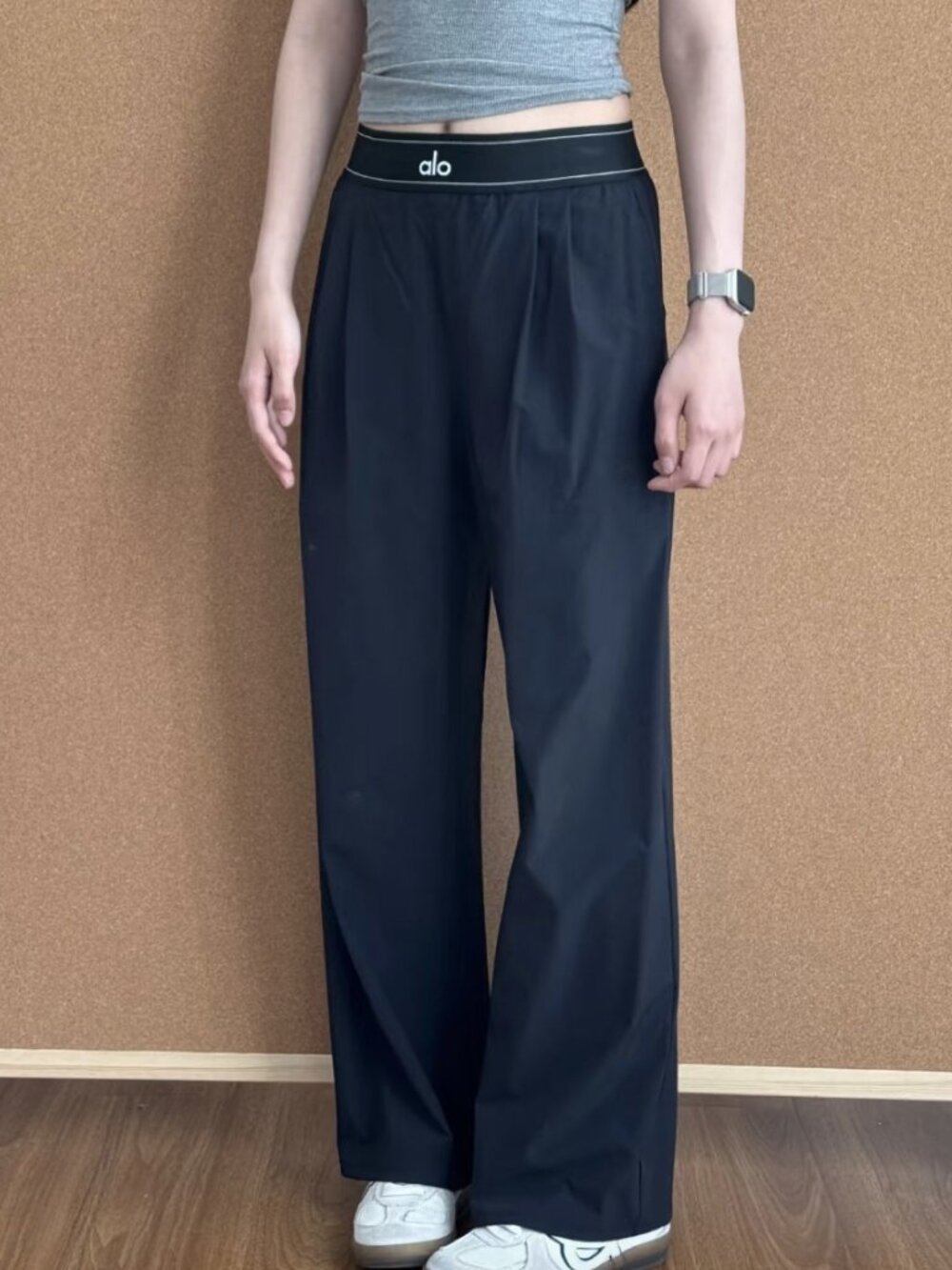 Alo Yoga Versatile Black Suit Up Trouser (Regular) 😉 office, travel, daily 🤩